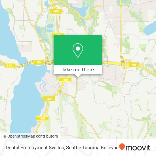 Dental Employment Svc Inc map