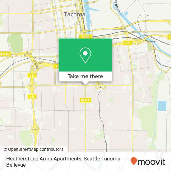 Heatherstone Arms Apartments map