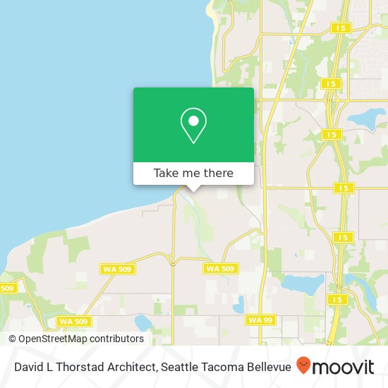 David L Thorstad Architect map