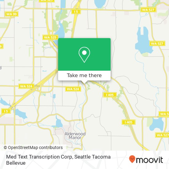 Med Text Transcription Corp map