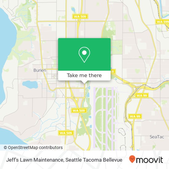 Jeff's Lawn Maintenance map