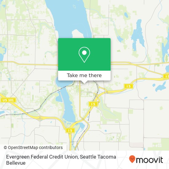 Evergreen Federal Credit Union map