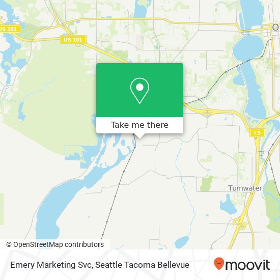 Emery Marketing Svc map