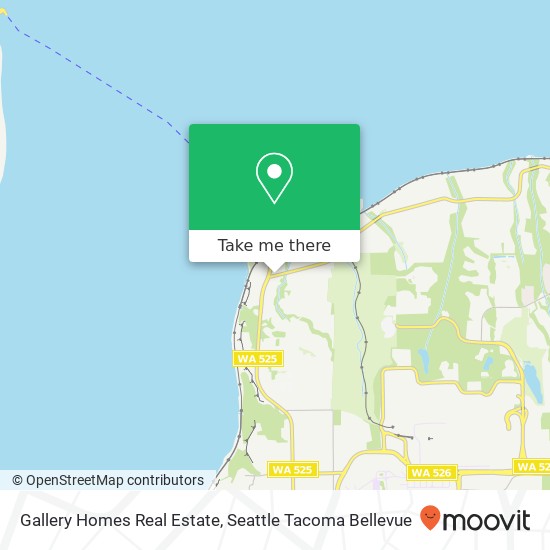 Gallery Homes Real Estate map