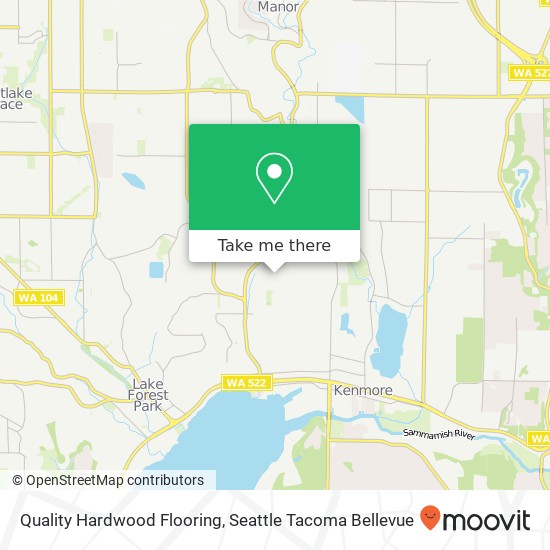 Quality Hardwood Flooring map