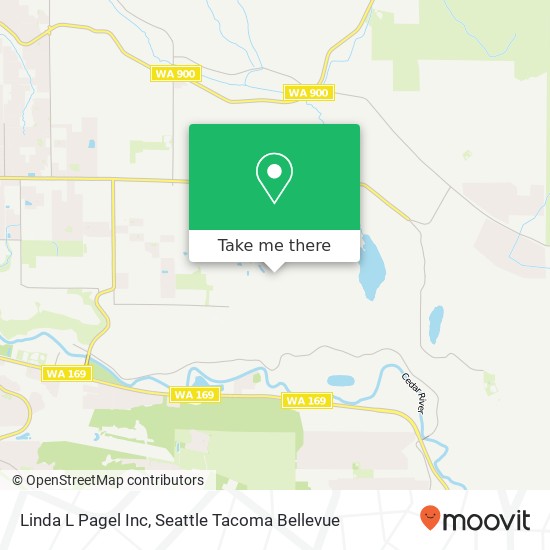 Linda L Pagel Inc map