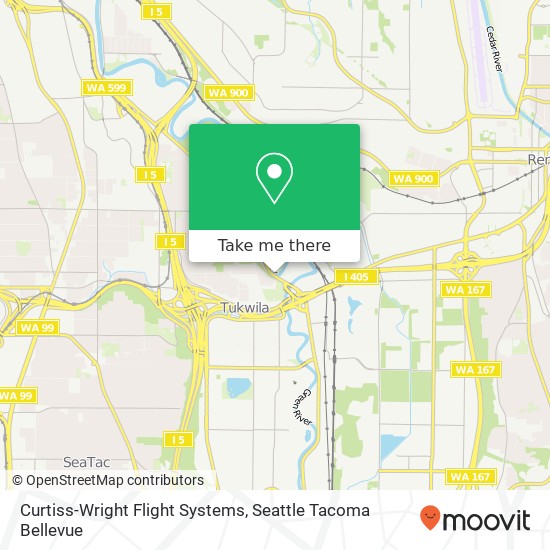 Mapa de Curtiss-Wright Flight Systems