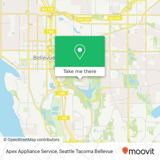 Mapa de Apex Appliance Service