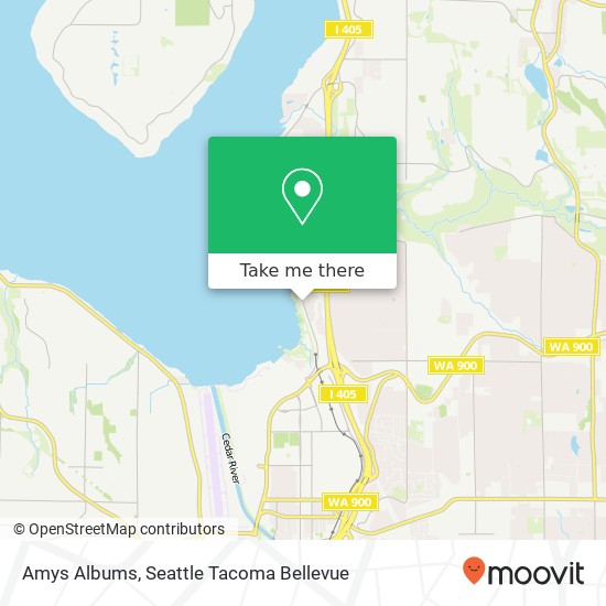 Amys Albums map