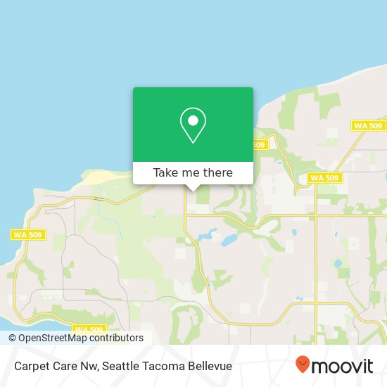 Carpet Care Nw map