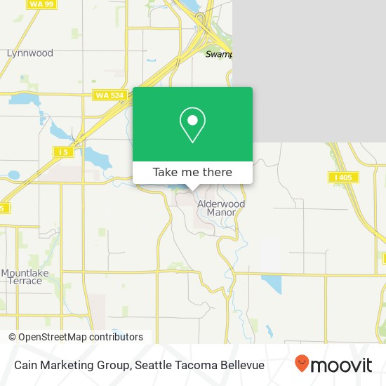 Cain Marketing Group map