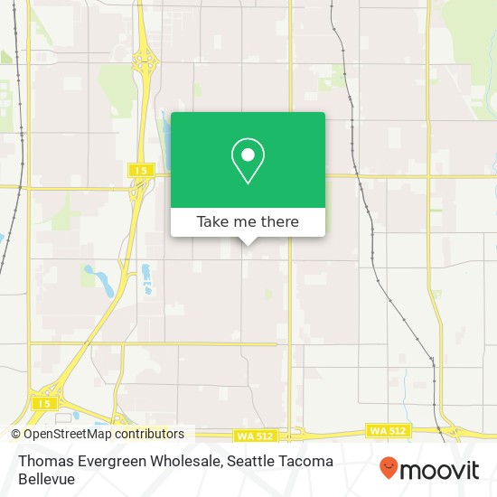Thomas Evergreen Wholesale map