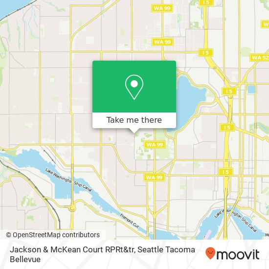 Mapa de Jackson & McKean Court RPRt&tr