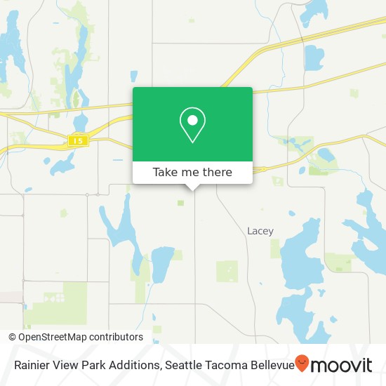 Rainier View Park Additions map