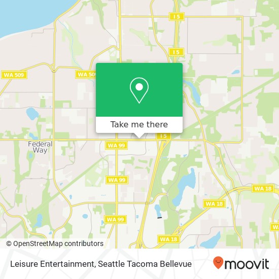 Leisure Entertainment map