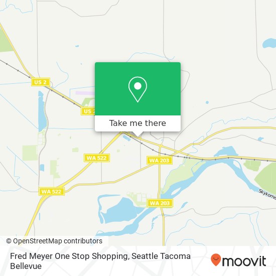 Mapa de Fred Meyer One Stop Shopping