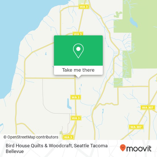 Bird House Quilts & Woodcraft map