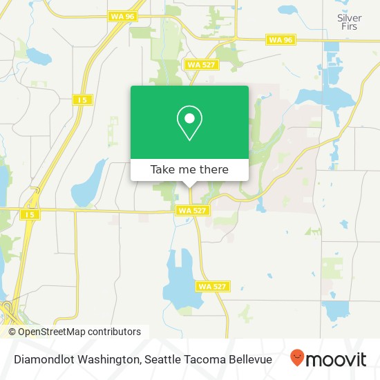 Mapa de Diamondlot Washington