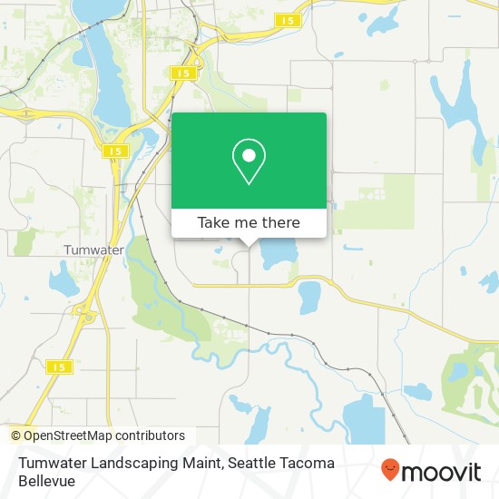 Mapa de Tumwater Landscaping Maint