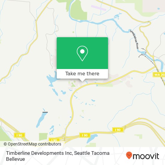 Mapa de Timberline Developments Inc