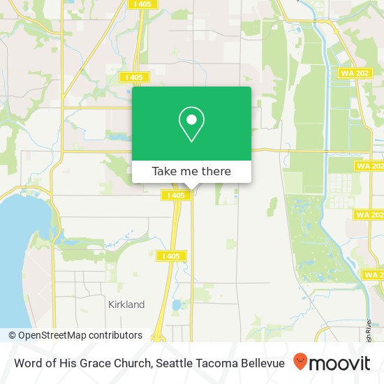 Word of His Grace Church map