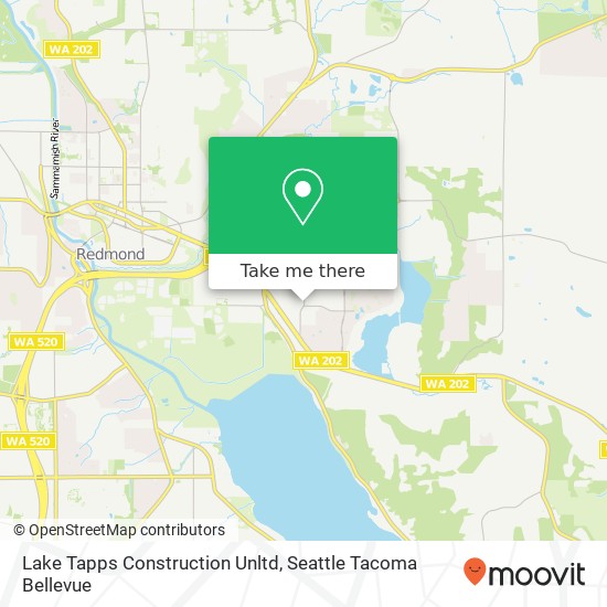 Lake Tapps Construction Unltd map