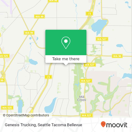 Mapa de Genesis Trucking
