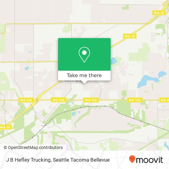 Mapa de J B Hefley Trucking