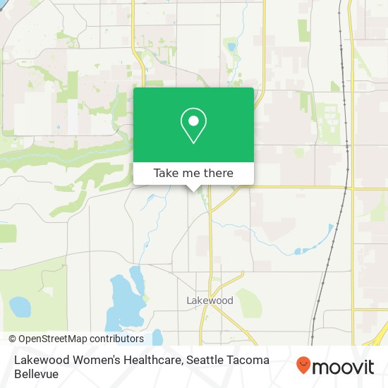 Lakewood Women's Healthcare map