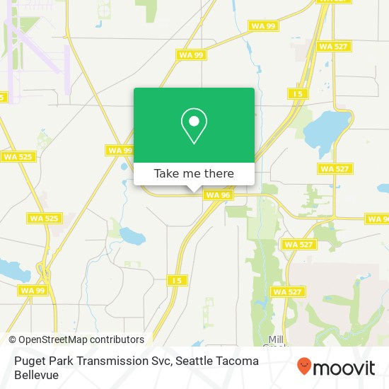 Puget Park Transmission Svc map