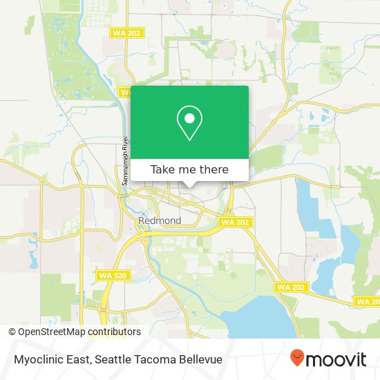 Myoclinic East map