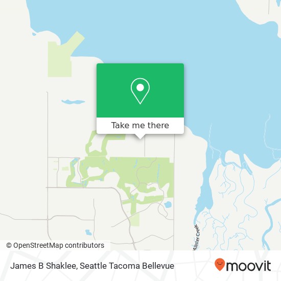 James B Shaklee map