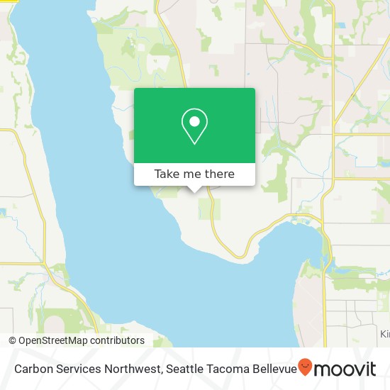 Carbon Services Northwest map