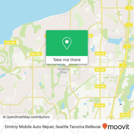 Mapa de Dmitriy Mobile Auto Repair