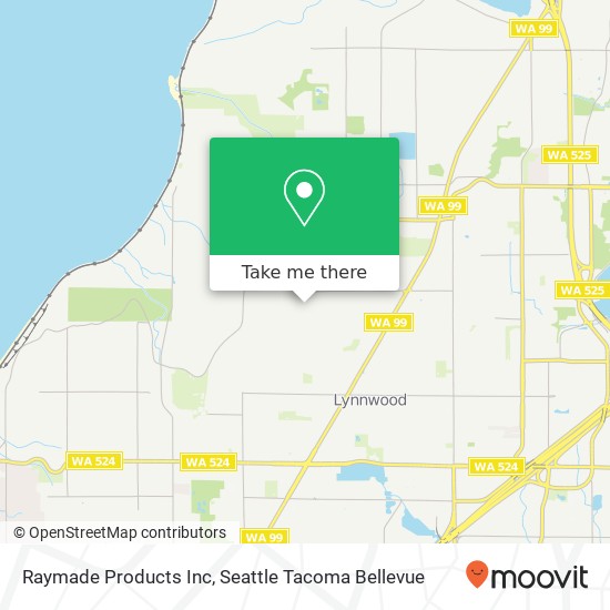 Raymade Products Inc map