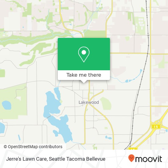 Jerre's Lawn Care map