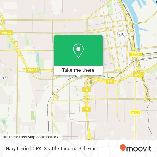 Gary L Frind CPA map