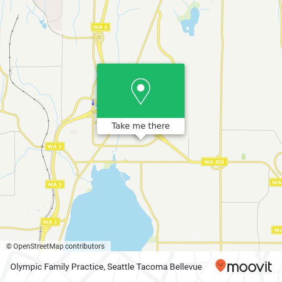 Olympic Family Practice map