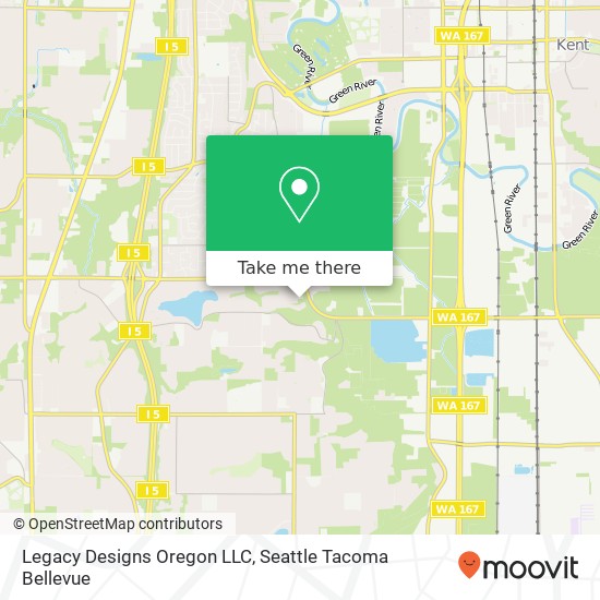 Legacy Designs Oregon LLC map