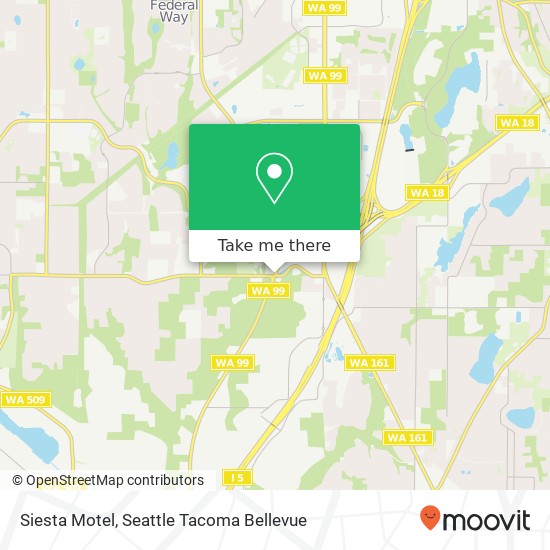 Mapa de Siesta Motel