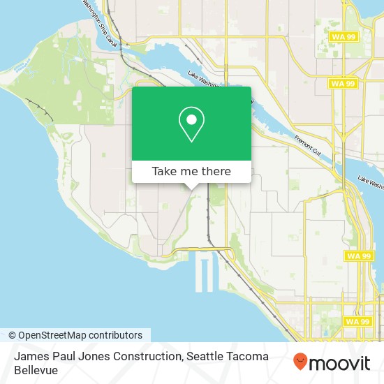 Mapa de James Paul Jones Construction
