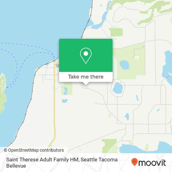 Saint Therese Adult Family HM map