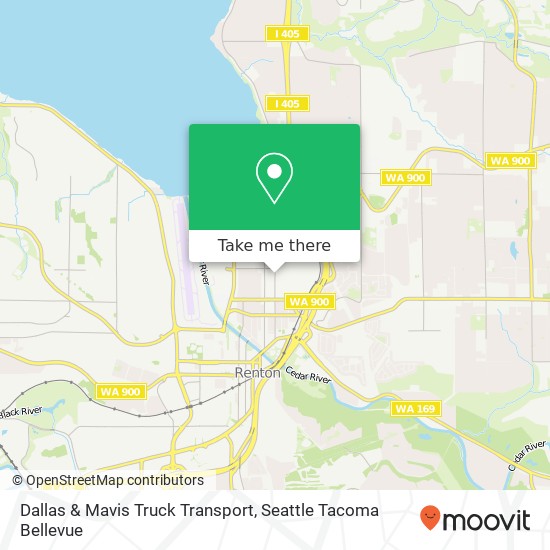 Dallas & Mavis Truck Transport map