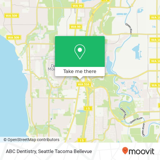 Mapa de ABC Dentistry