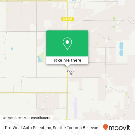 Pro West Auto Select Inc map