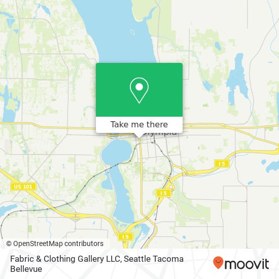 Mapa de Fabric & Clothing Gallery LLC