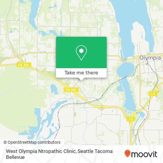 Mapa de West Olympia Ntropathic Clinic