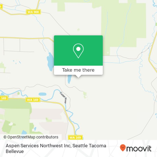 Aspen Services Northwest Inc map