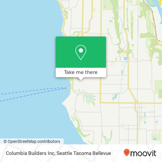 Columbia Builders Inc map