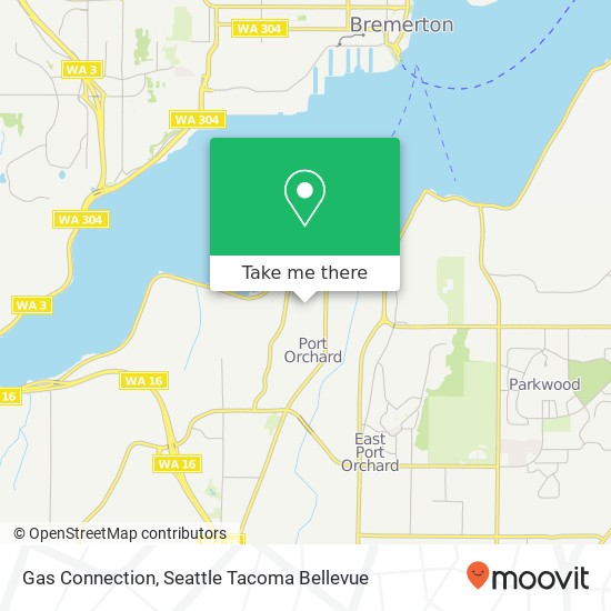 Gas Connection map